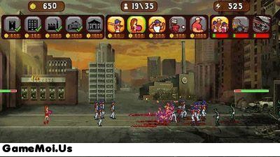 game baseball vs zombies, game dung bong danh zombie, doi bong baseball chien dau zombie,