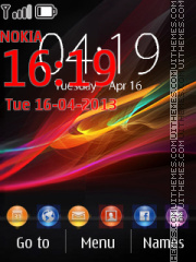 themes s40 giong glaxy, iphone 5, xperia, nokia lumia, htc